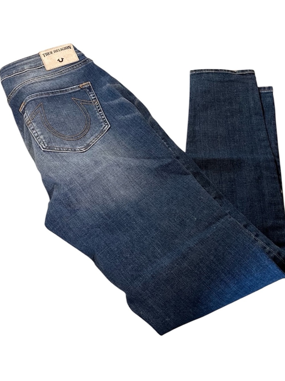 True Religion Jennie Curvy Women's Mid-Rise Skinny Denim Jeans 
Size 30. Stretch